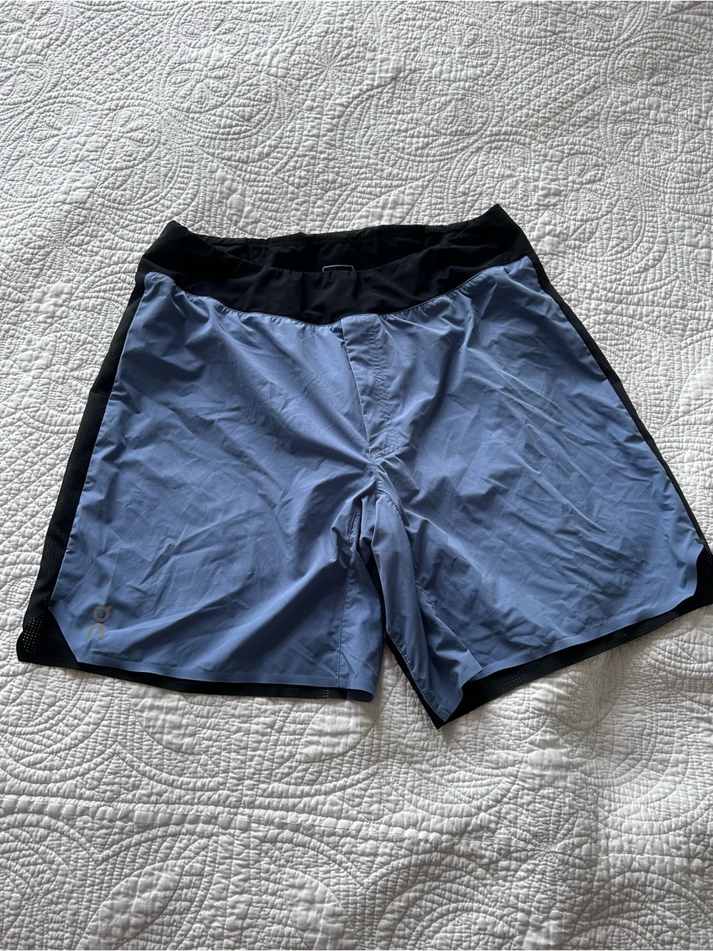 On Cloud Men's Light Blue Lightweight Athletic Running Shorts